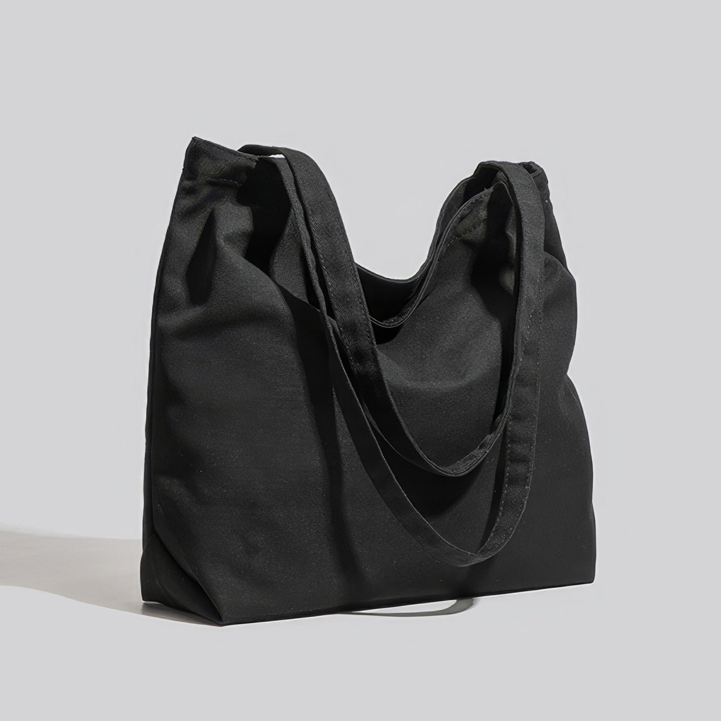 Classic Black Canvas Tote Bag