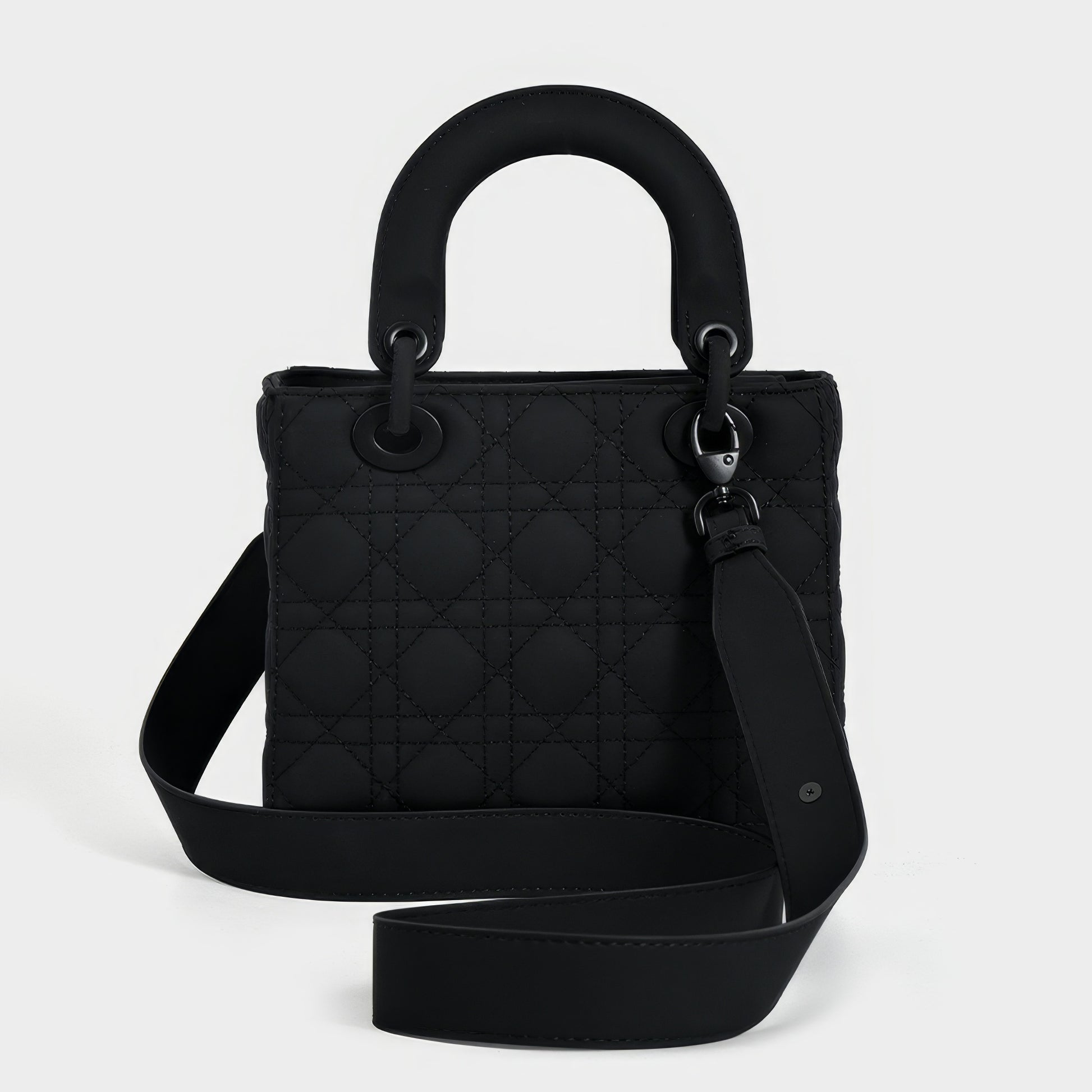 Matte Quilted Charm Mini Tote