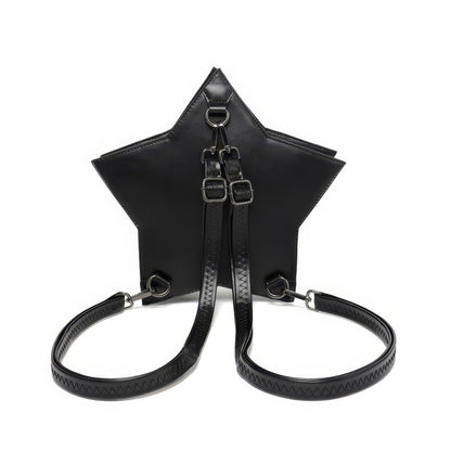 Studded Star-Shaped Embossed Backpack