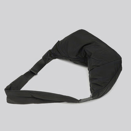 Oversized Soft Nylon Crescent Bag