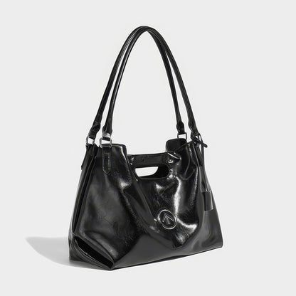 Glossy Dual Handle Cutout Tote Bag