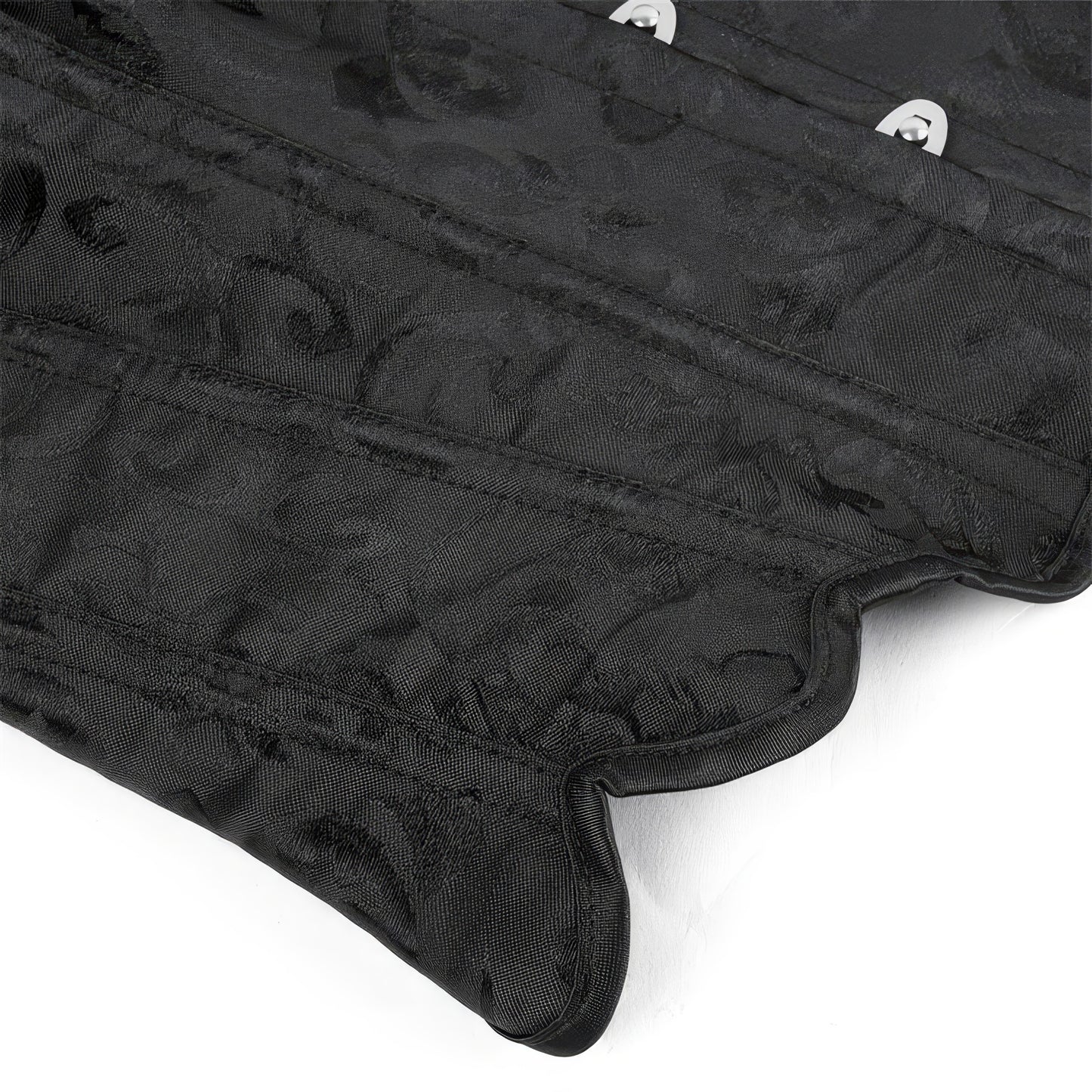 Scalloped Jacquard Sweetheart Corset Top