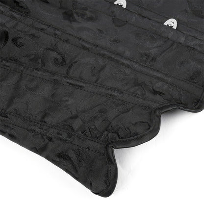Scalloped Jacquard Sweetheart Corset Top