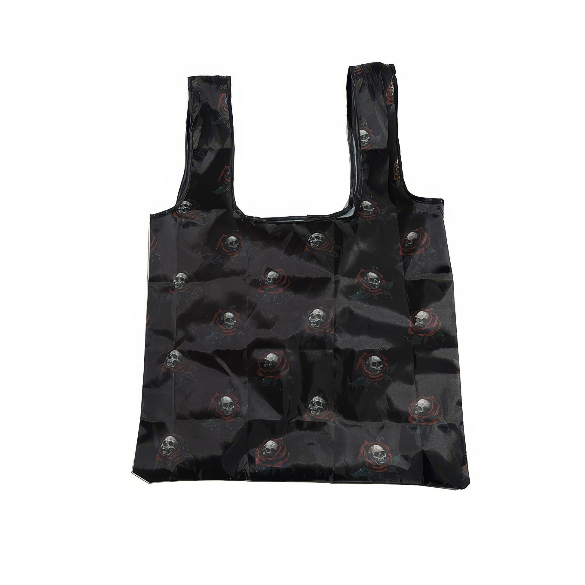 Skull Rose Foldable Eco Tote Bag