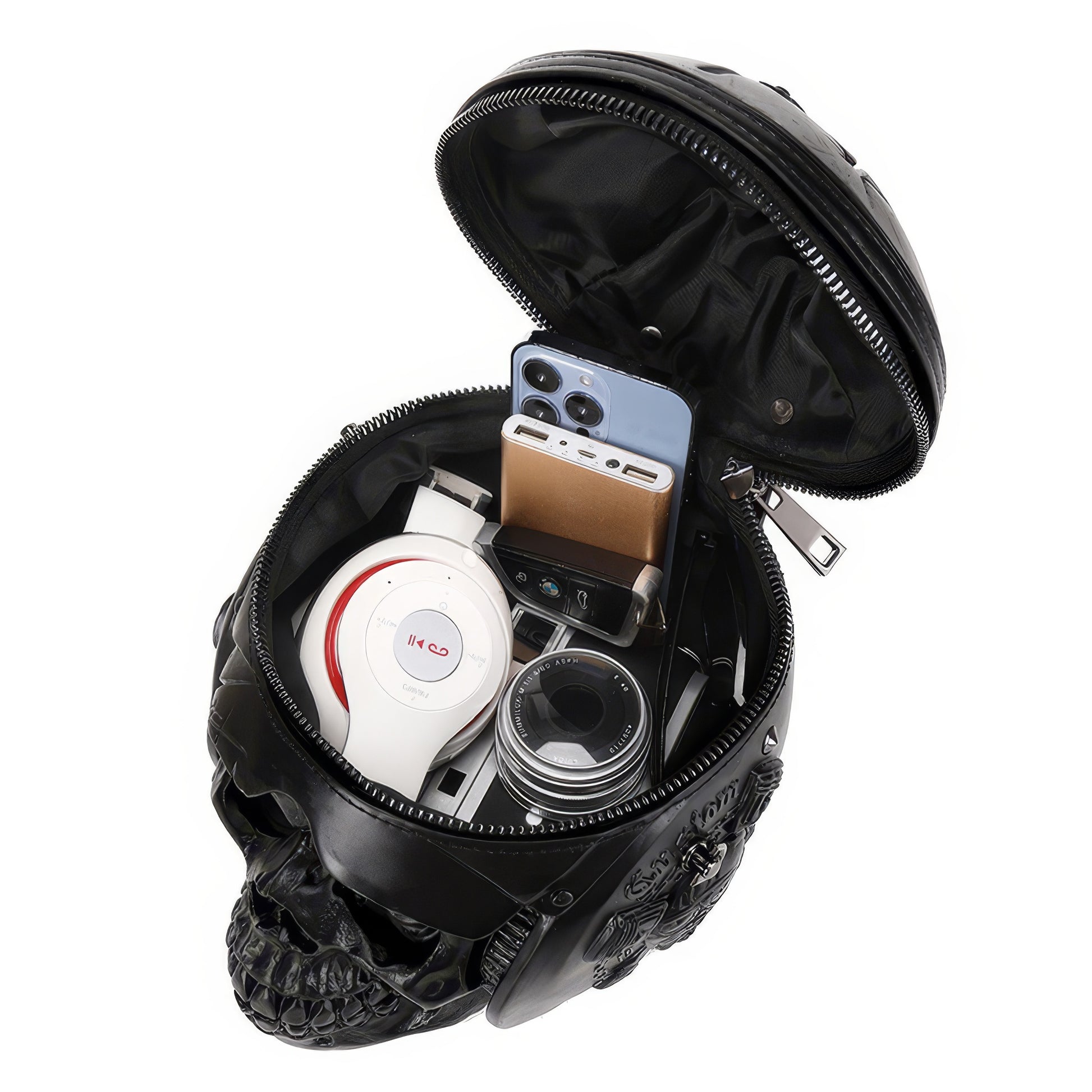 3D Skull Helmet Structured Bag