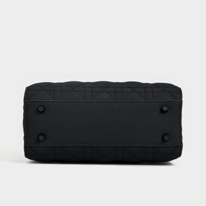 Matte Quilted Charm Mini Tote