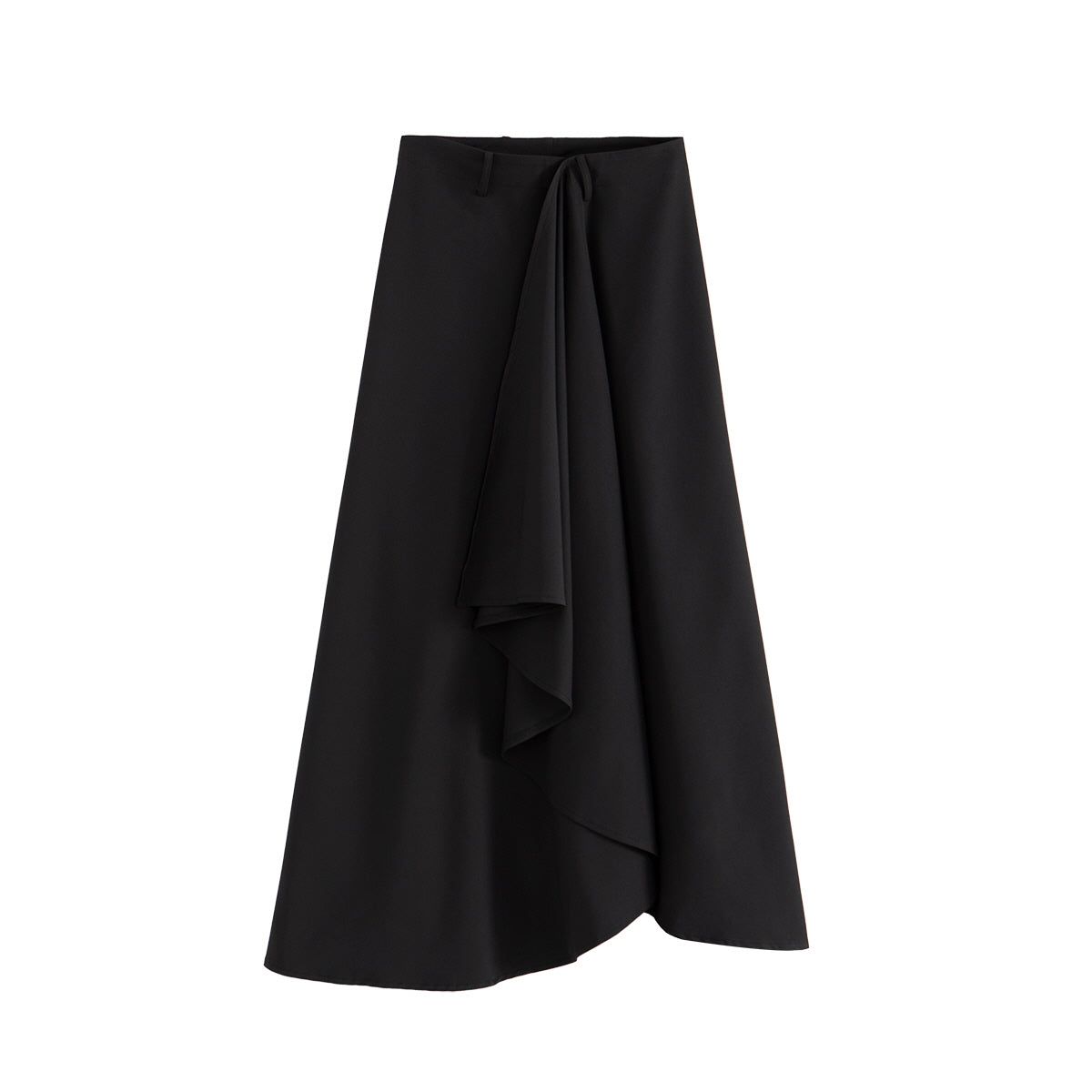 Asymmetrical Slit Maxi Skirt