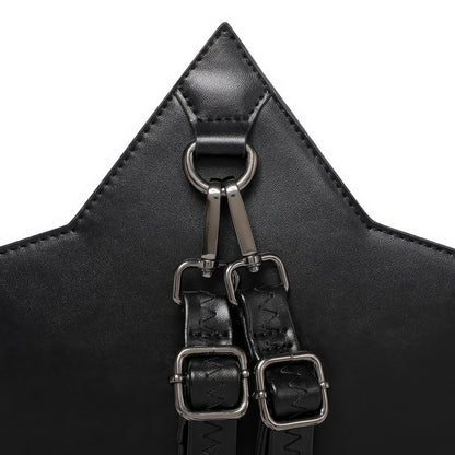 Studded Star-Shaped Embossed Backpack