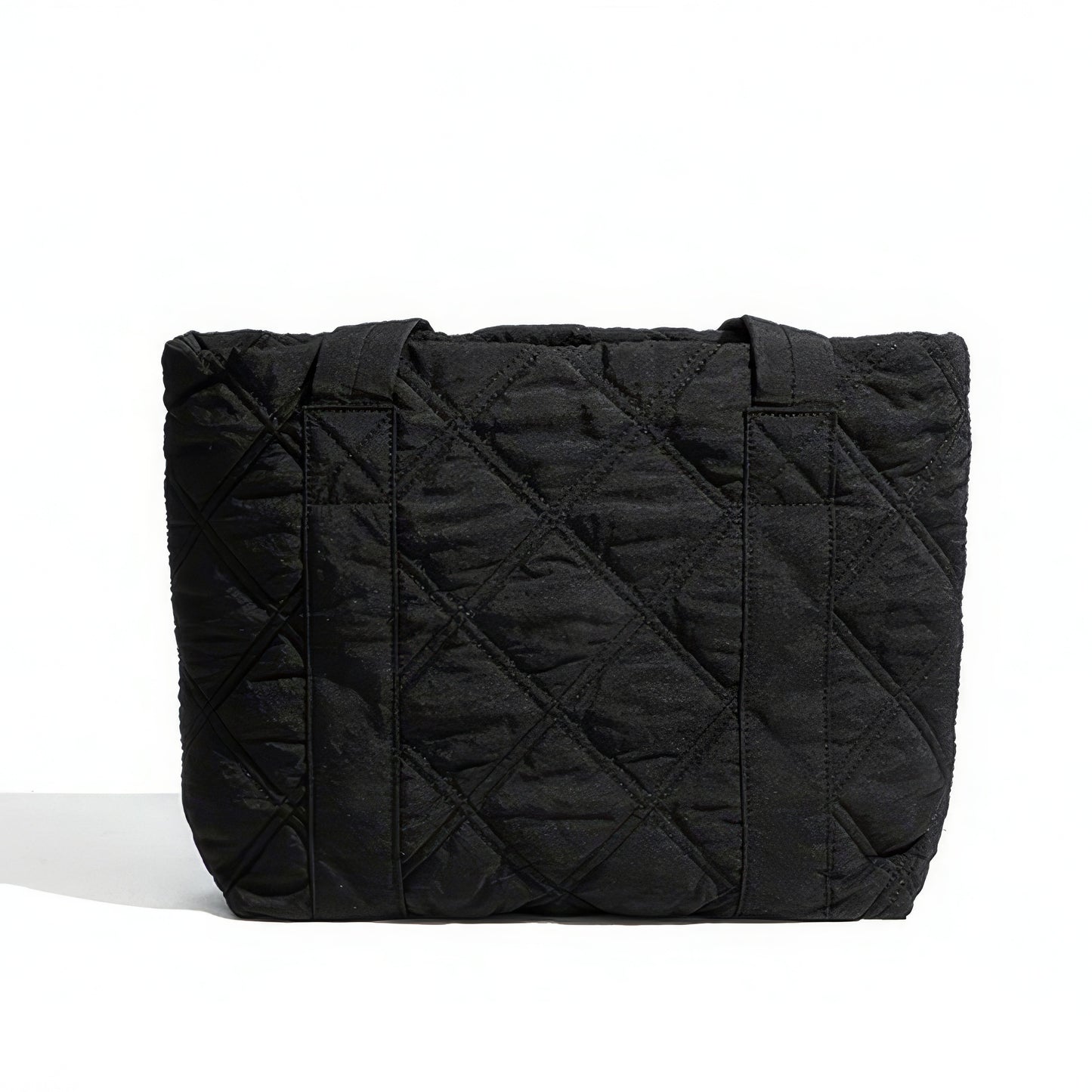 Quilted Diamond Stitch Padded Tote Bag