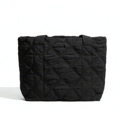 Quilted Diamond Stitch Padded Tote Bag
