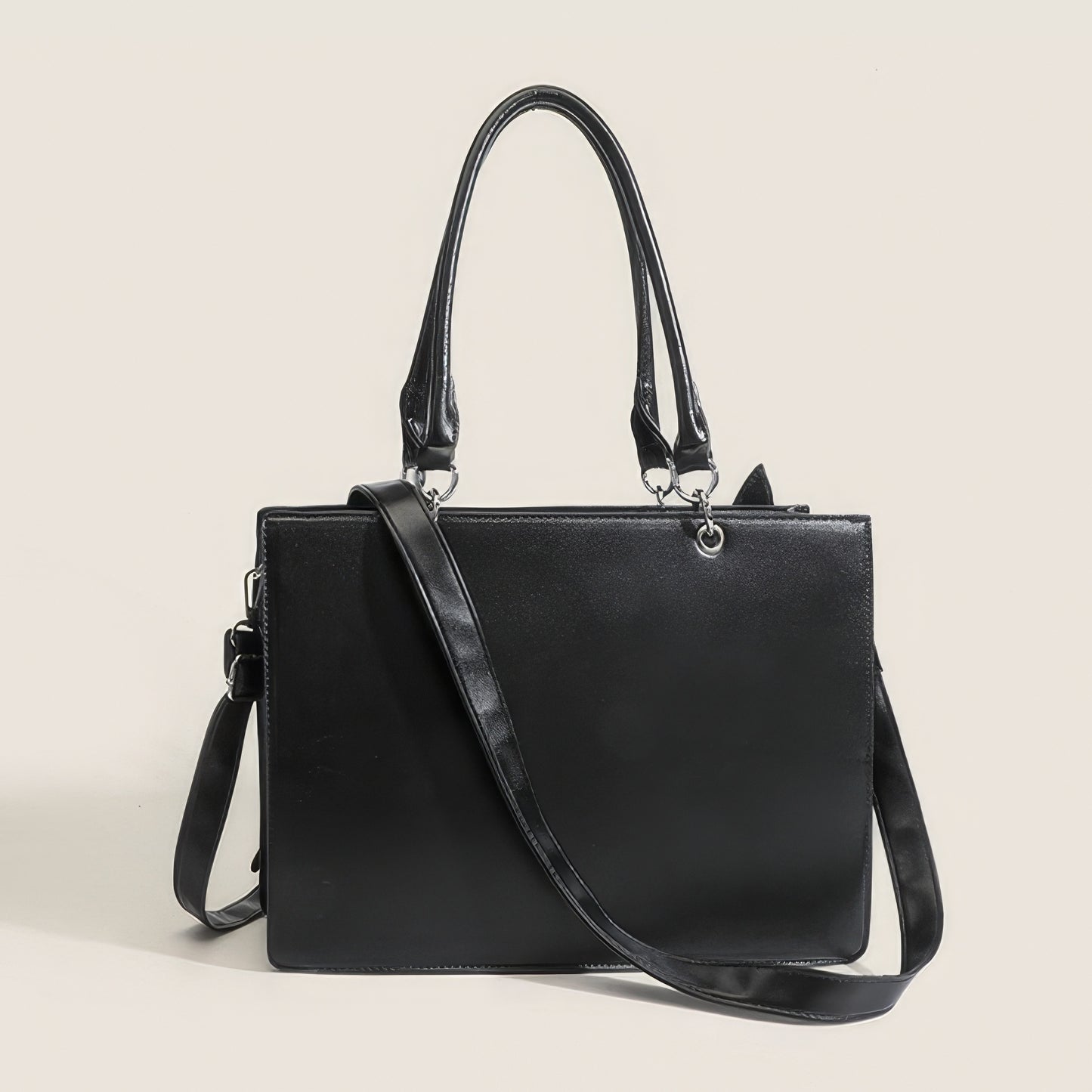 Butterfly Chain Panel Satchel Bag
