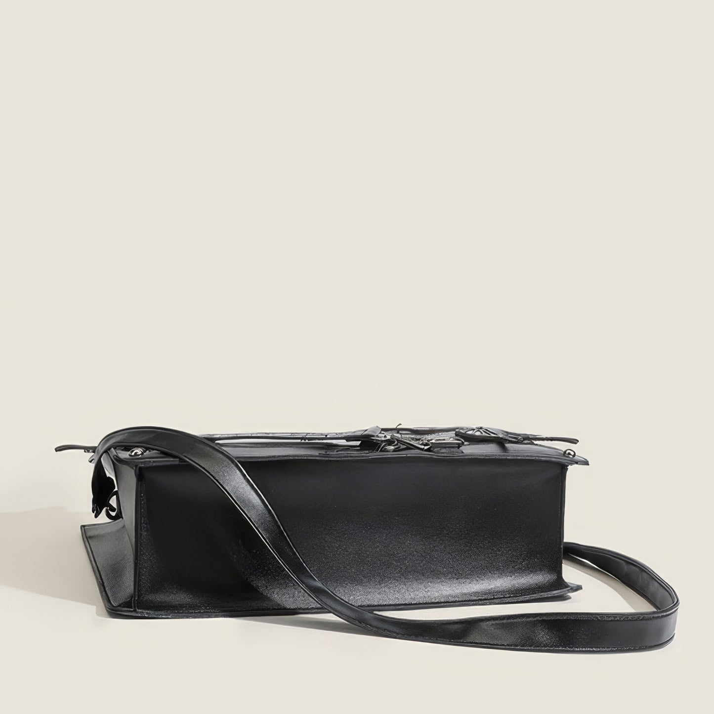 Butterfly Chain Panel Satchel Bag