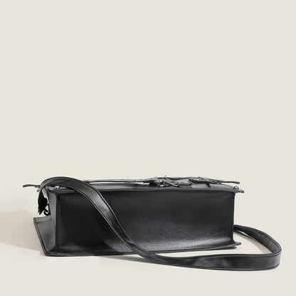 Butterfly Chain Panel Satchel Bag