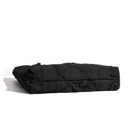 Quilted Diamond Stitch Padded Tote Bag