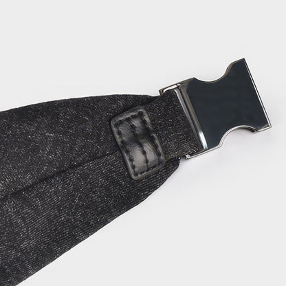 Charcoal Washed Oversized Hobo Bag