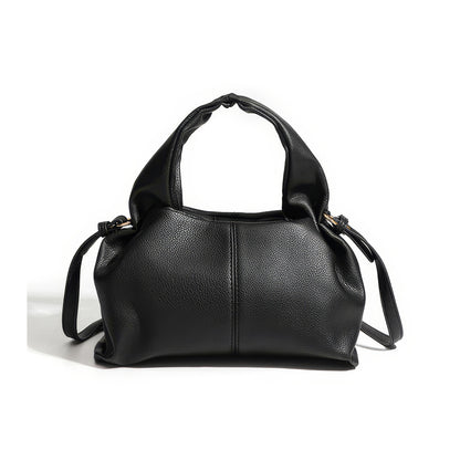 Soft Ruched Faux Leather Mini Bag