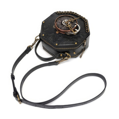 Steampunk Gear Clockwork Hexagon Bag