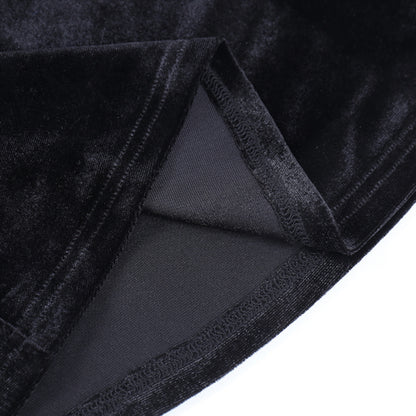 Black Sheer Panel Flare Pants