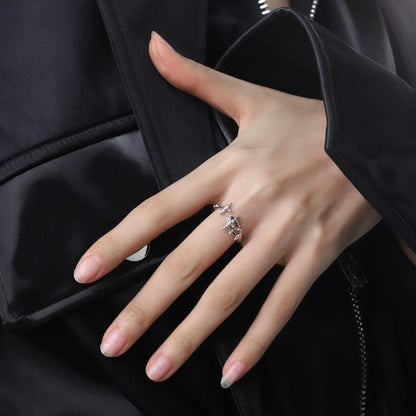 Starburst Claw Gem Ring