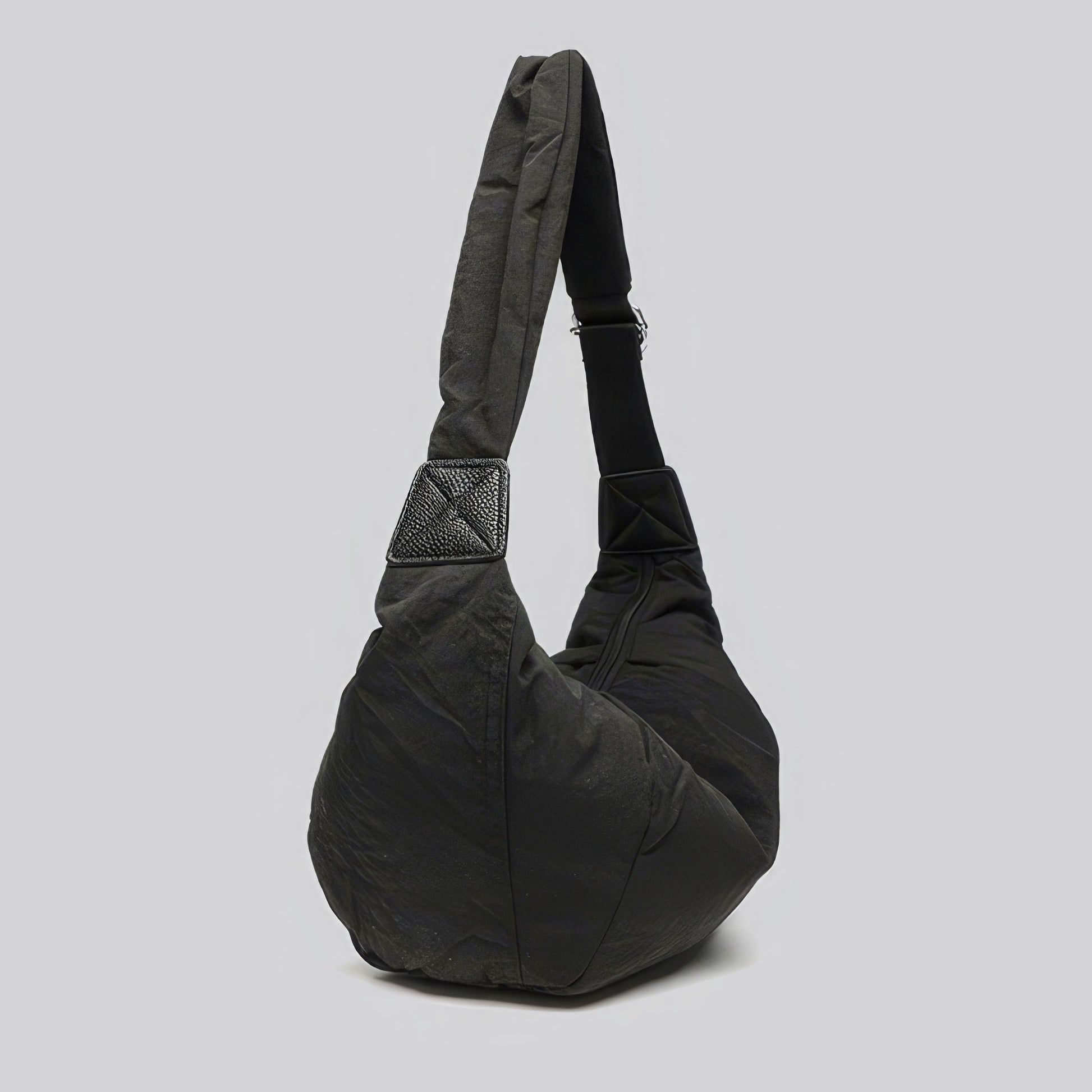 Oversized Soft Nylon Crescent Bag