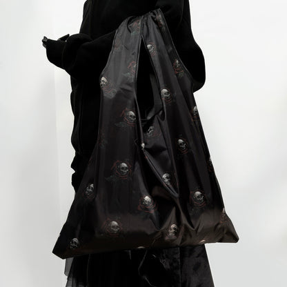 Skull Rose Foldable Eco Tote Bag