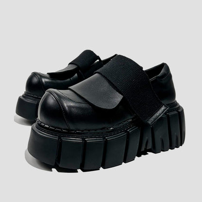 Chunky Velcro Strap Platform Shoes