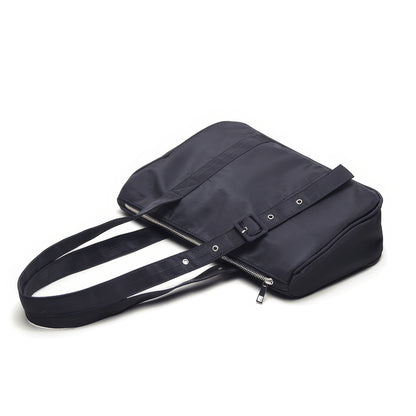 Minimal Buckle Strap Nylon Tote
