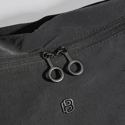 Utility Zip Crescent Shoulder Bag