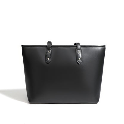Reversible Dot Embroidery Bow Tote Bag