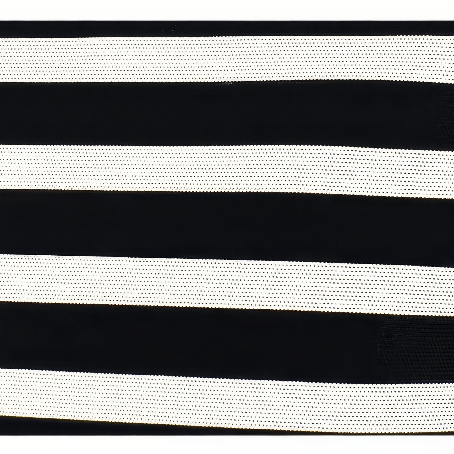 Striped Canvas Oversized Tote Bag