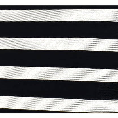 Striped Canvas Oversized Tote Bag