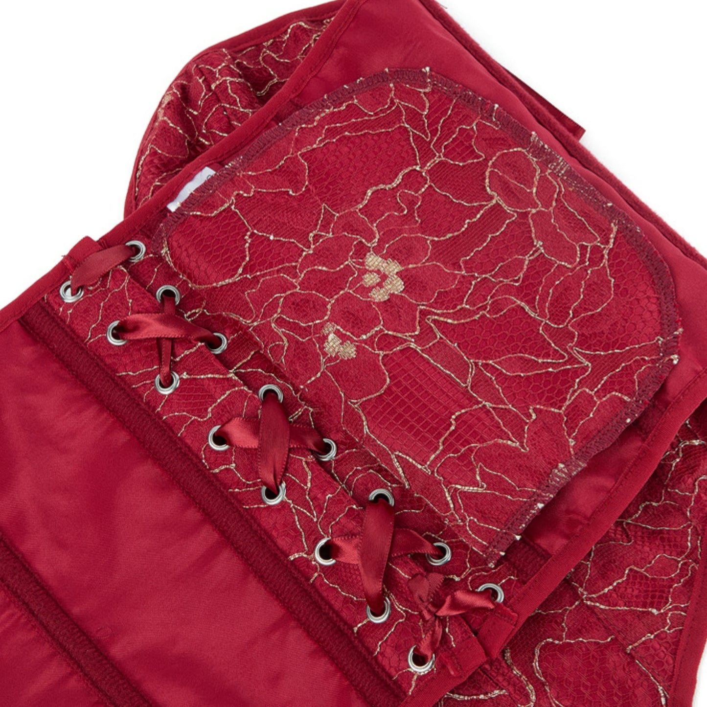 Floral Lace Jacquard Bustier Corset Top