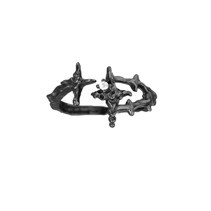 Starburst Claw Gem Ring