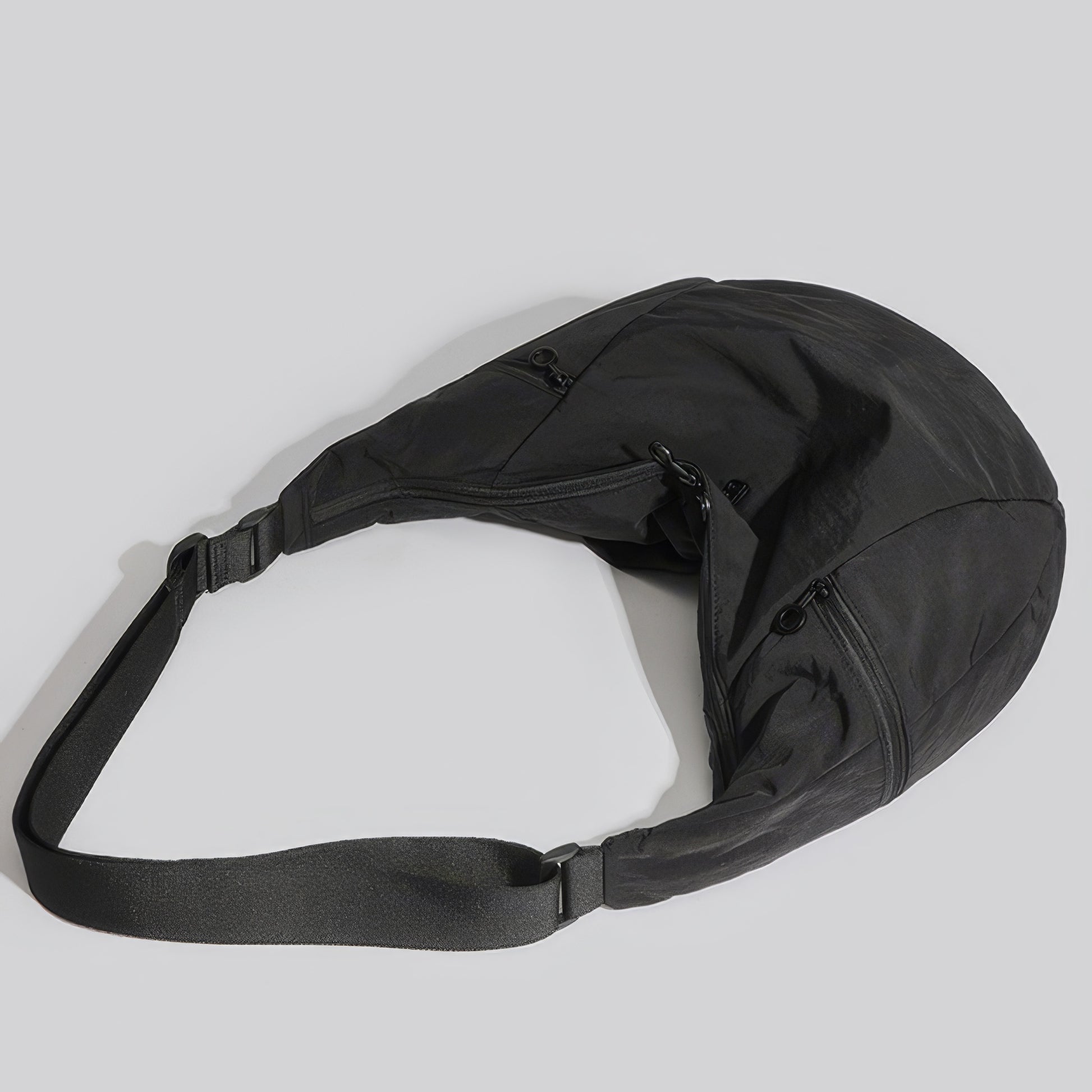 Utility Zip Crescent Shoulder Bag