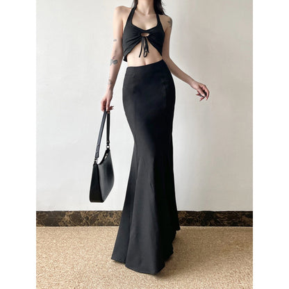 Sleek High-Waist Mermaid Skirt