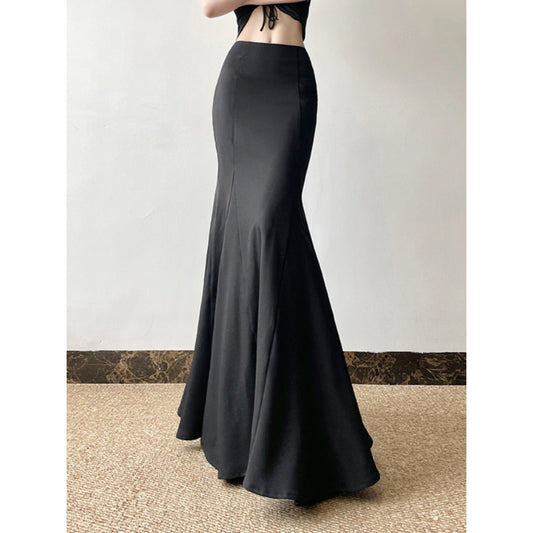 Sleek High-Waist Mermaid Skirt