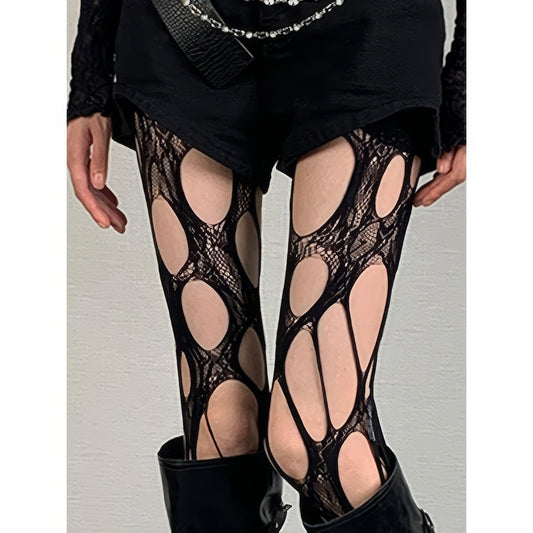 Extreme Cutout Lace Tights
