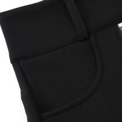 Studded Zip Detail Belted Skort
