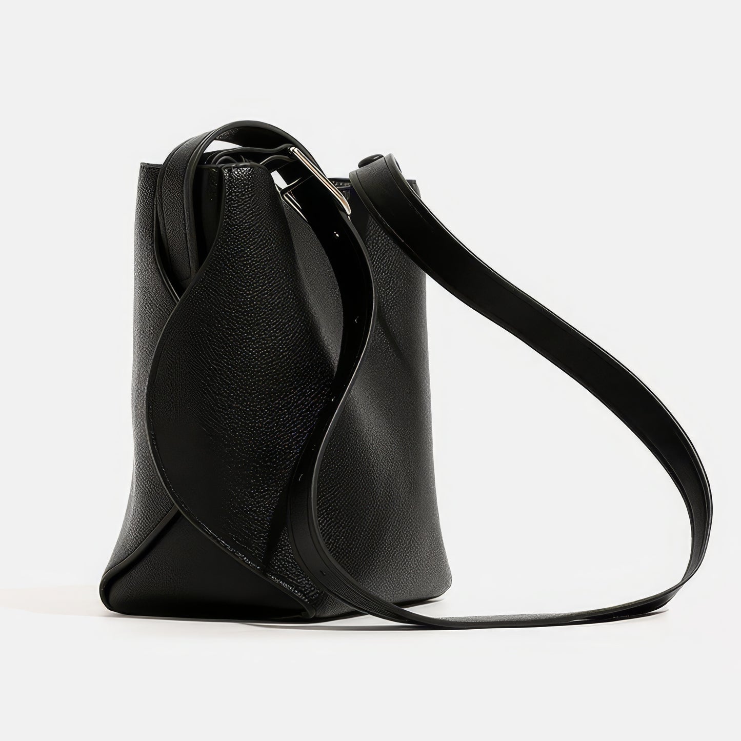 Mini Pebbled Faux Leather Crossbody Bag