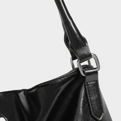 Glossy Dual Handle Cutout Tote Bag