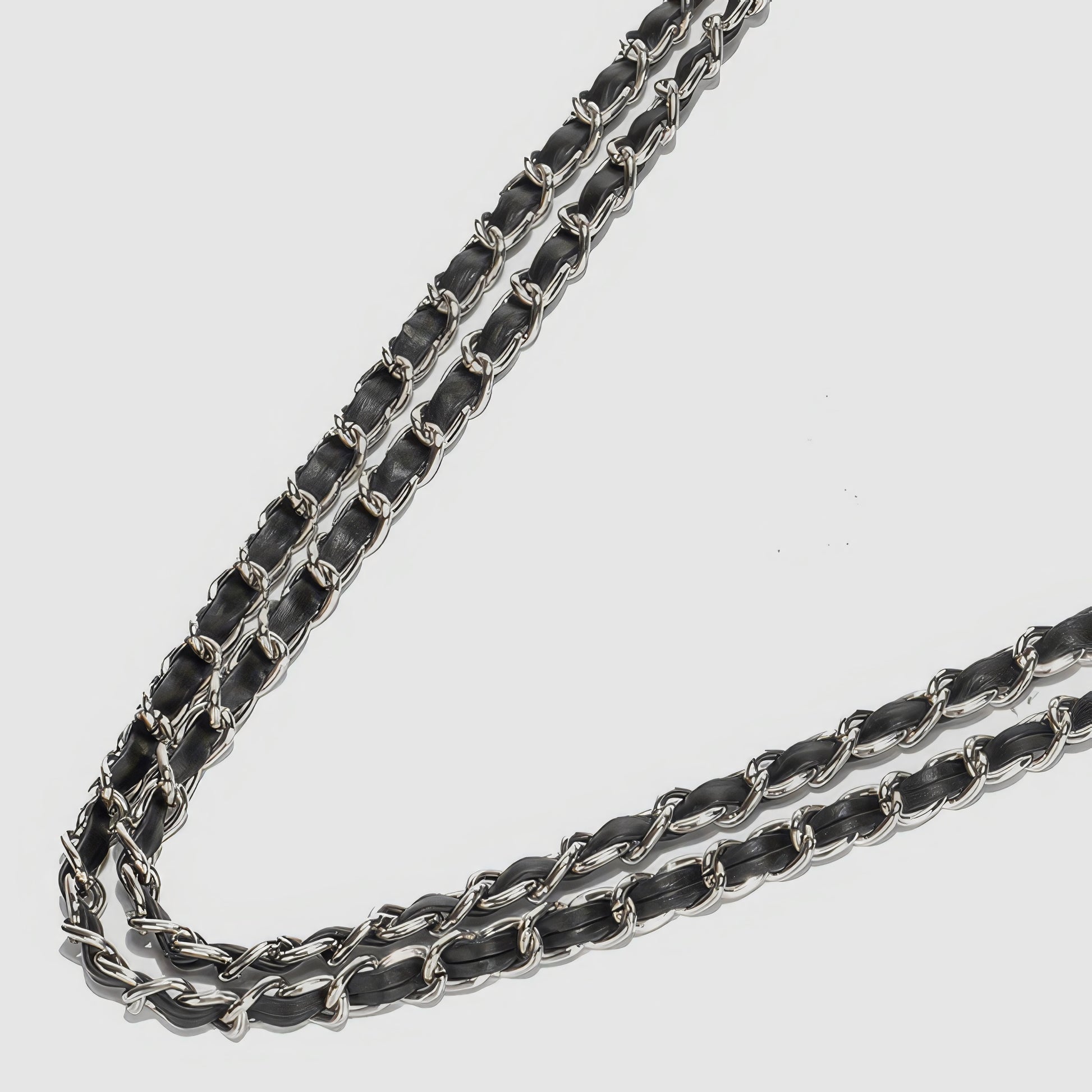 Metallic Studded Drawstring Shoulder Bag