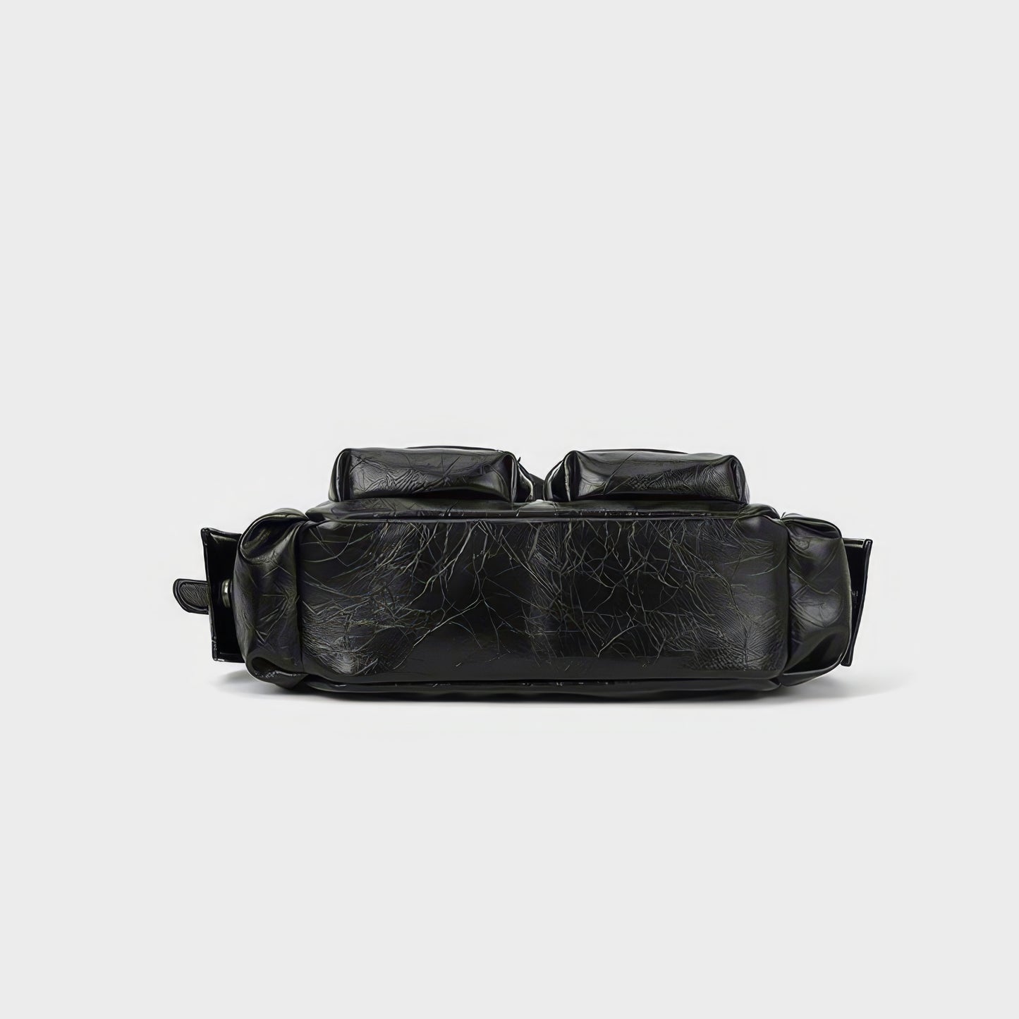 Multi Pocket Textured Shoulder Bag
