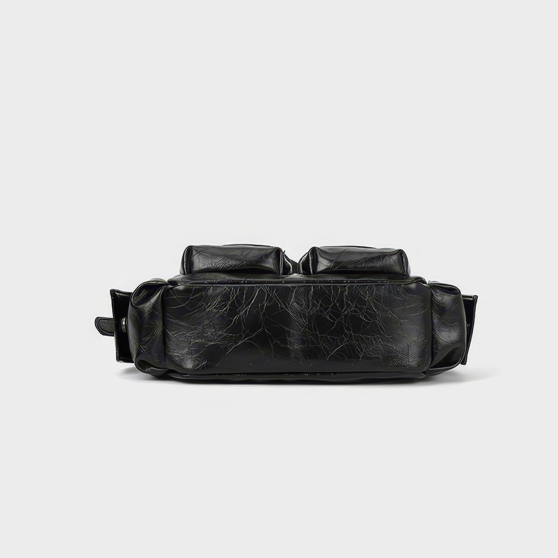 Multi Pocket Textured Shoulder Bag