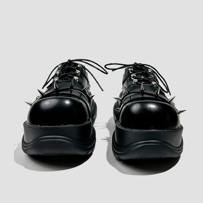 Spiked Chain Platform Sneakers