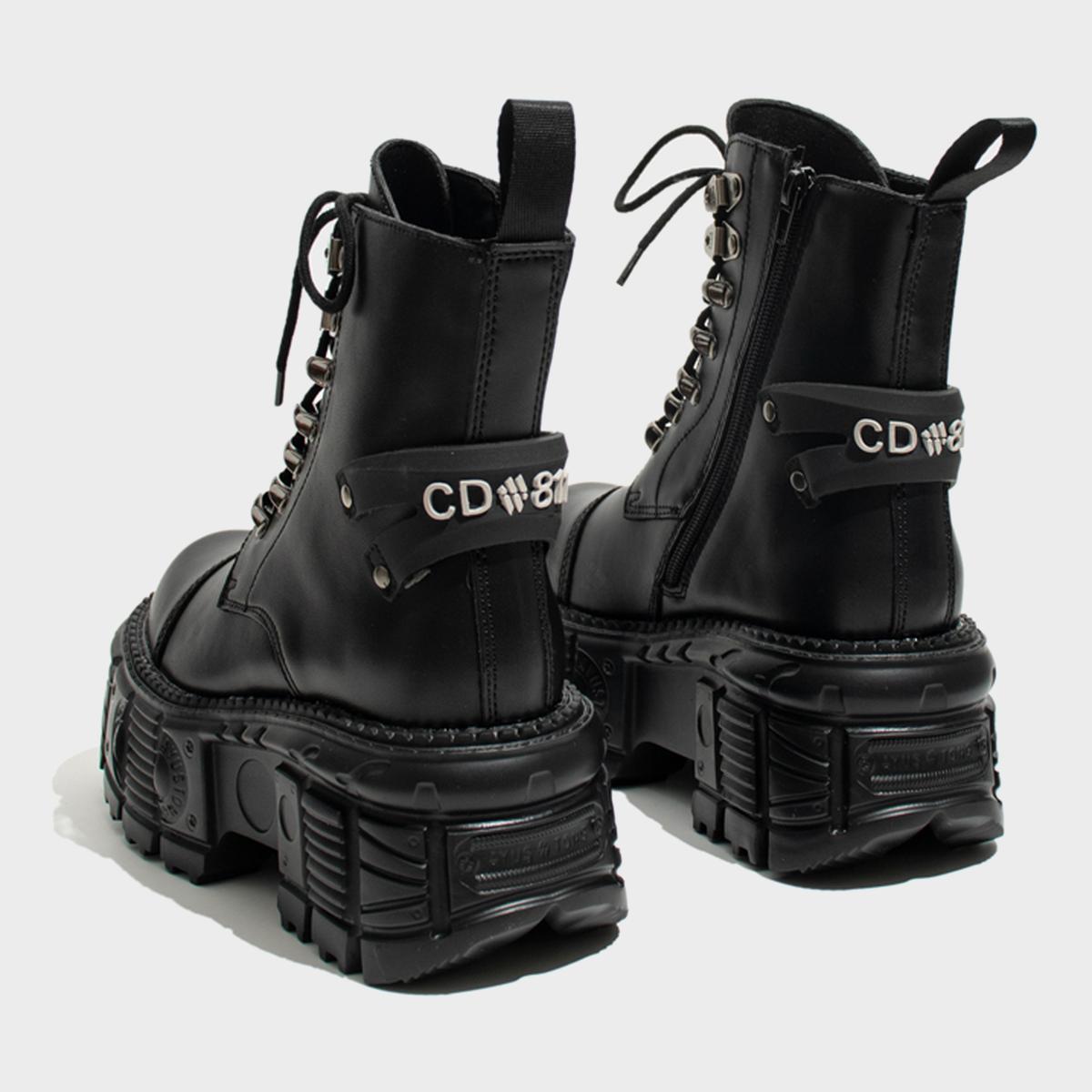 Industrial Combat Platform Boots