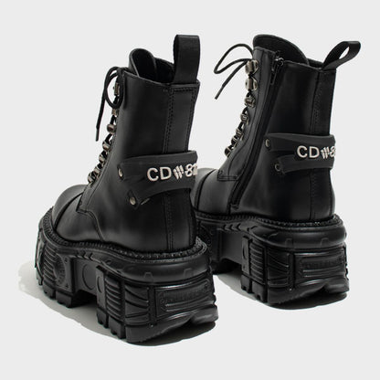 Industrial Combat Platform Boots