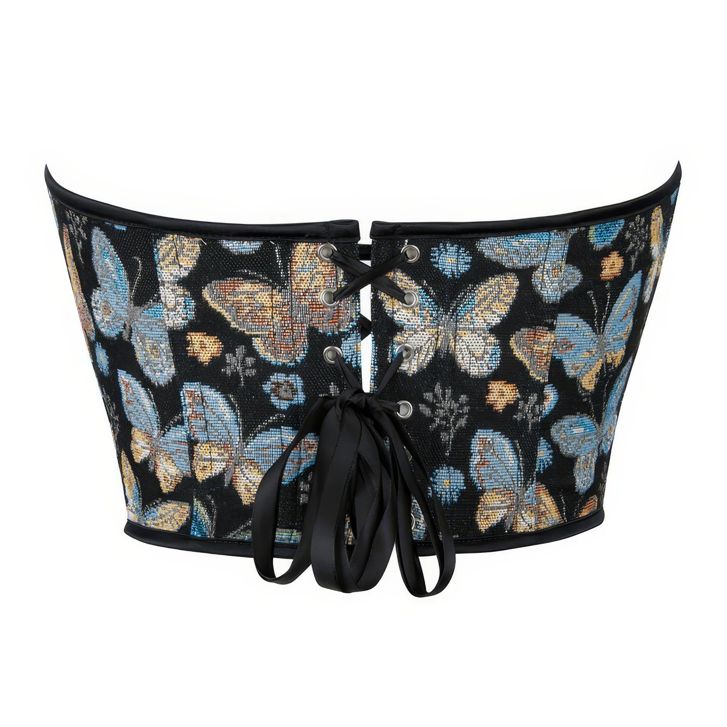 Tapestry Butterfly Sweetheart Corset Top
