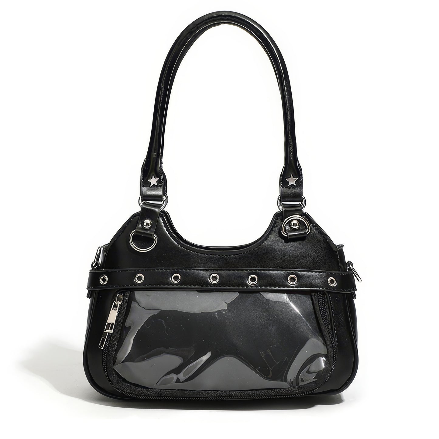 Star Rivet Buckle Detail Handbag