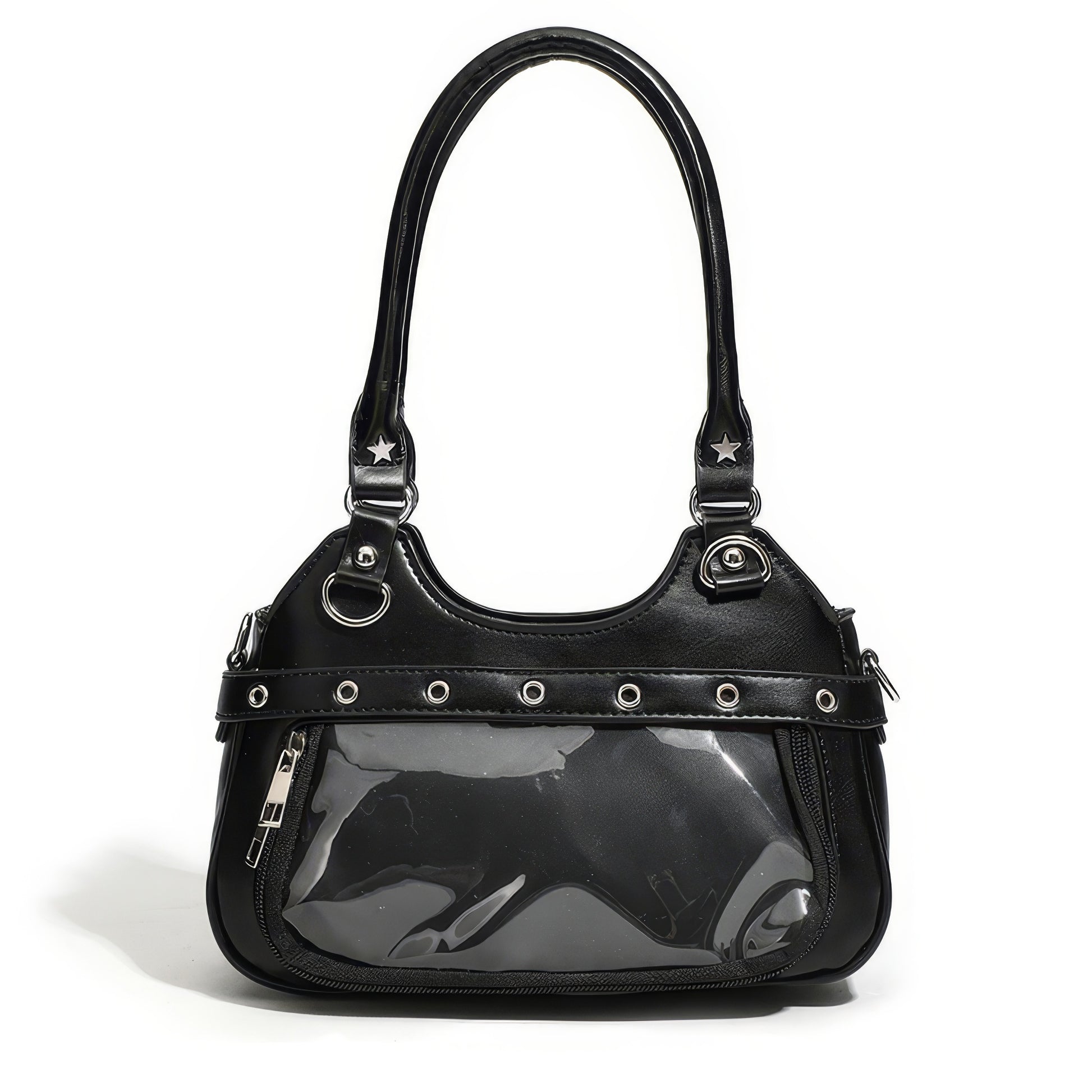 Star Rivet Buckle Detail Handbag