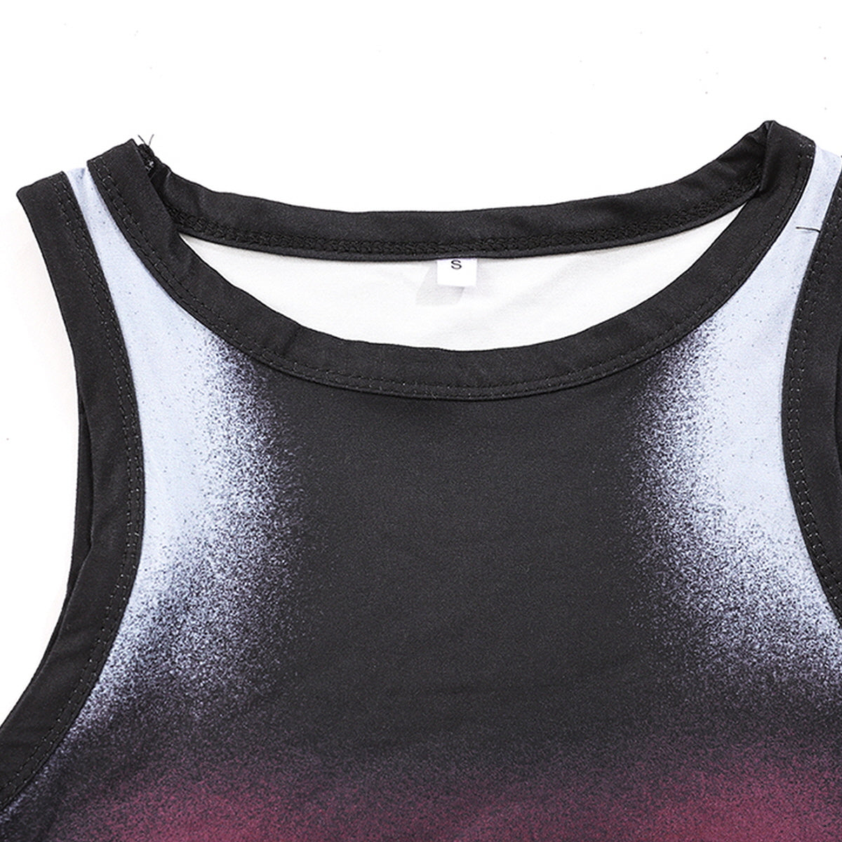 Metallic Sheen Fitted Tank Top